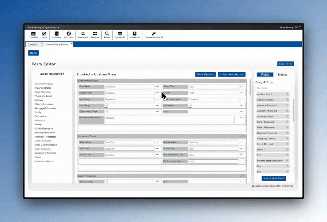 Create a new client experience